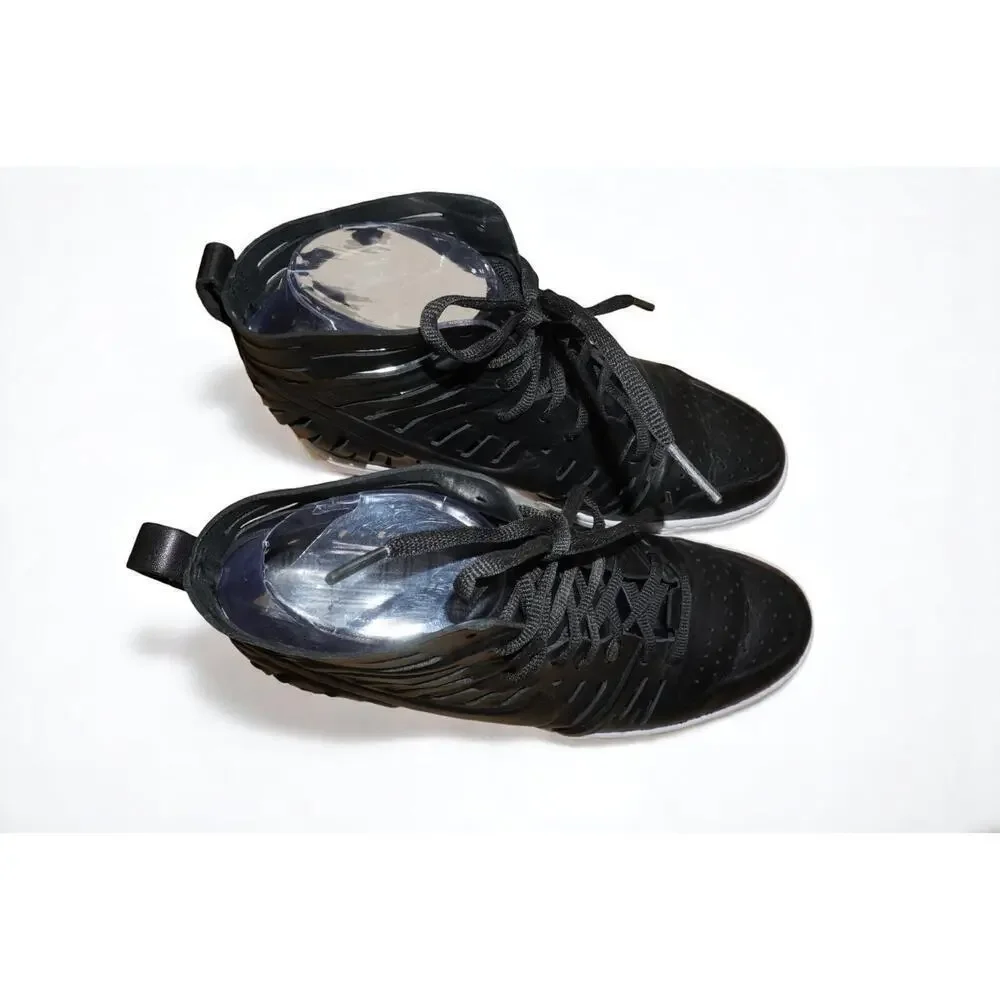 Nike Dunk Sky Hi 2.0 Joli Black Shoes Sandal Wedge Women’s Size 8.5 Nike Swoosh
